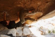 Bouldering in Hueco Tanks on 02/17/2019 with Blue Lizard Climbing and Yoga

Filename: SRM_20190217_1748221.jpg
Aperture: f/4.5
Shutter Speed: 1/200
Body: Canon EOS-1D Mark II
Lens: Canon EF 16-35mm f/2.8 L