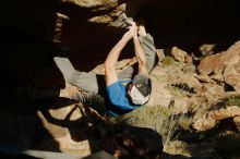 Bouldering in Hueco Tanks on 02/17/2019 with Blue Lizard Climbing and Yoga

Filename: SRM_20190217_1751580.jpg
Aperture: f/4.0
Shutter Speed: 1/400
Body: Canon EOS-1D Mark II
Lens: Canon EF 50mm f/1.8 II