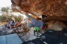 Bouldering in Hueco Tanks on 02/17/2019 with Blue Lizard Climbing and Yoga

Filename: SRM_20190217_1801180.jpg
Aperture: f/4.0
Shutter Speed: 1/250
Body: Canon EOS-1D Mark II
Lens: Canon EF 16-35mm f/2.8 L