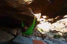 Bouldering in Hueco Tanks on 02/17/2019 with Blue Lizard Climbing and Yoga

Filename: SRM_20190217_1814290.jpg
Aperture: f/4.5
Shutter Speed: 1/200
Body: Canon EOS-1D Mark II
Lens: Canon EF 16-35mm f/2.8 L