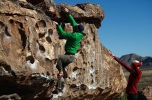 Bouldering in Hueco Tanks on 02/22/2019 with Blue Lizard Climbing and Yoga

Filename: SRM_20190222_1002240.jpg
Aperture: f/2.8
Shutter Speed: 1/3200
Body: Canon EOS-1D Mark II
Lens: Canon EF 50mm f/1.8 II