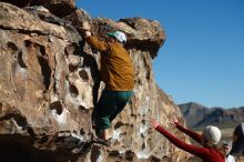 Bouldering in Hueco Tanks on 02/22/2019 with Blue Lizard Climbing and Yoga

Filename: SRM_20190222_1003310.jpg
Aperture: f/2.8
Shutter Speed: 1/2000
Body: Canon EOS-1D Mark II
Lens: Canon EF 50mm f/1.8 II