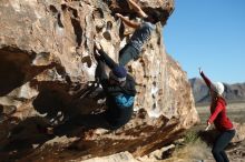 Bouldering in Hueco Tanks on 02/22/2019 with Blue Lizard Climbing and Yoga

Filename: SRM_20190222_1004470.jpg
Aperture: f/2.8
Shutter Speed: 1/1600
Body: Canon EOS-1D Mark II
Lens: Canon EF 50mm f/1.8 II