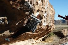 Bouldering in Hueco Tanks on 02/22/2019 with Blue Lizard Climbing and Yoga

Filename: SRM_20190222_1008260.jpg
Aperture: f/4.0
Shutter Speed: 1/500
Body: Canon EOS-1D Mark II
Lens: Canon EF 50mm f/1.8 II