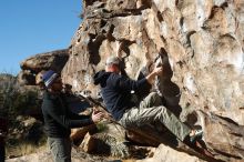 Bouldering in Hueco Tanks on 02/22/2019 with Blue Lizard Climbing and Yoga

Filename: SRM_20190222_1009400.jpg
Aperture: f/4.0
Shutter Speed: 1/640
Body: Canon EOS-1D Mark II
Lens: Canon EF 50mm f/1.8 II