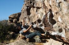 Bouldering in Hueco Tanks on 02/22/2019 with Blue Lizard Climbing and Yoga

Filename: SRM_20190222_1015030.jpg
Aperture: f/4.0
Shutter Speed: 1/640
Body: Canon EOS-1D Mark II
Lens: Canon EF 50mm f/1.8 II