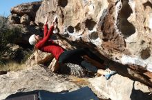 Bouldering in Hueco Tanks on 02/22/2019 with Blue Lizard Climbing and Yoga

Filename: SRM_20190222_1016460.jpg
Aperture: f/4.0
Shutter Speed: 1/500
Body: Canon EOS-1D Mark II
Lens: Canon EF 50mm f/1.8 II