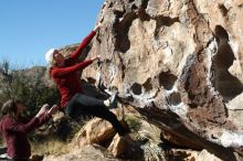 Bouldering in Hueco Tanks on 02/22/2019 with Blue Lizard Climbing and Yoga

Filename: SRM_20190222_1017060.jpg
Aperture: f/4.0
Shutter Speed: 1/640
Body: Canon EOS-1D Mark II
Lens: Canon EF 50mm f/1.8 II