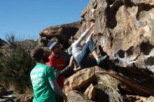 Bouldering in Hueco Tanks on 02/22/2019 with Blue Lizard Climbing and Yoga

Filename: SRM_20190222_1018550.jpg
Aperture: f/4.0
Shutter Speed: 1/800
Body: Canon EOS-1D Mark II
Lens: Canon EF 50mm f/1.8 II