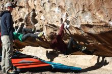 Bouldering in Hueco Tanks on 02/22/2019 with Blue Lizard Climbing and Yoga

Filename: SRM_20190222_1020320.jpg
Aperture: f/4.0
Shutter Speed: 1/640
Body: Canon EOS-1D Mark II
Lens: Canon EF 50mm f/1.8 II
