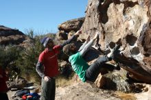 Bouldering in Hueco Tanks on 02/22/2019 with Blue Lizard Climbing and Yoga

Filename: SRM_20190222_1020541.jpg
Aperture: f/4.0
Shutter Speed: 1/640
Body: Canon EOS-1D Mark II
Lens: Canon EF 50mm f/1.8 II