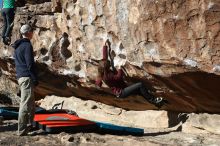 Bouldering in Hueco Tanks on 02/22/2019 with Blue Lizard Climbing and Yoga

Filename: SRM_20190222_1021150.jpg
Aperture: f/4.0
Shutter Speed: 1/640
Body: Canon EOS-1D Mark II
Lens: Canon EF 50mm f/1.8 II