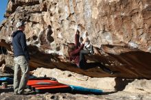 Bouldering in Hueco Tanks on 02/22/2019 with Blue Lizard Climbing and Yoga

Filename: SRM_20190222_1021210.jpg
Aperture: f/4.0
Shutter Speed: 1/640
Body: Canon EOS-1D Mark II
Lens: Canon EF 50mm f/1.8 II