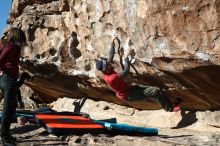 Bouldering in Hueco Tanks on 02/22/2019 with Blue Lizard Climbing and Yoga

Filename: SRM_20190222_1021560.jpg
Aperture: f/4.0
Shutter Speed: 1/640
Body: Canon EOS-1D Mark II
Lens: Canon EF 50mm f/1.8 II
