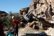 Bouldering in Hueco Tanks on 02/22/2019 with Blue Lizard Climbing and Yoga

Filename: SRM_20190222_1022170.jpg
Aperture: f/4.0
Shutter Speed: 1/640
Body: Canon EOS-1D Mark II
Lens: Canon EF 50mm f/1.8 II