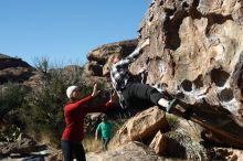 Bouldering in Hueco Tanks on 02/22/2019 with Blue Lizard Climbing and Yoga

Filename: SRM_20190222_1022220.jpg
Aperture: f/4.0
Shutter Speed: 1/640
Body: Canon EOS-1D Mark II
Lens: Canon EF 50mm f/1.8 II