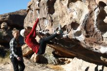 Bouldering in Hueco Tanks on 02/22/2019 with Blue Lizard Climbing and Yoga

Filename: SRM_20190222_1023390.jpg
Aperture: f/4.0
Shutter Speed: 1/500
Body: Canon EOS-1D Mark II
Lens: Canon EF 50mm f/1.8 II