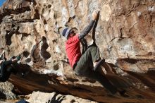 Bouldering in Hueco Tanks on 02/22/2019 with Blue Lizard Climbing and Yoga

Filename: SRM_20190222_1024540.jpg
Aperture: f/4.0
Shutter Speed: 1/640
Body: Canon EOS-1D Mark II
Lens: Canon EF 50mm f/1.8 II