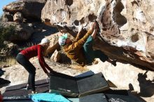 Bouldering in Hueco Tanks on 02/22/2019 with Blue Lizard Climbing and Yoga

Filename: SRM_20190222_1026030.jpg
Aperture: f/4.0
Shutter Speed: 1/500
Body: Canon EOS-1D Mark II
Lens: Canon EF 50mm f/1.8 II