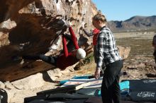 Bouldering in Hueco Tanks on 02/22/2019 with Blue Lizard Climbing and Yoga

Filename: SRM_20190222_1027430.jpg
Aperture: f/4.0
Shutter Speed: 1/640
Body: Canon EOS-1D Mark II
Lens: Canon EF 50mm f/1.8 II