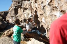 Bouldering in Hueco Tanks on 02/22/2019 with Blue Lizard Climbing and Yoga

Filename: SRM_20190222_1035190.jpg
Aperture: f/4.0
Shutter Speed: 1/500
Body: Canon EOS-1D Mark II
Lens: Canon EF 50mm f/1.8 II