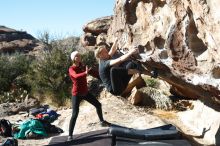 Bouldering in Hueco Tanks on 02/22/2019 with Blue Lizard Climbing and Yoga

Filename: SRM_20190222_1036200.jpg
Aperture: f/4.0
Shutter Speed: 1/400
Body: Canon EOS-1D Mark II
Lens: Canon EF 50mm f/1.8 II