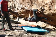 Bouldering in Hueco Tanks on 02/22/2019 with Blue Lizard Climbing and Yoga

Filename: SRM_20190222_1037560.jpg
Aperture: f/4.0
Shutter Speed: 1/500
Body: Canon EOS-1D Mark II
Lens: Canon EF 50mm f/1.8 II