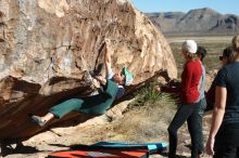 Bouldering in Hueco Tanks on 02/22/2019 with Blue Lizard Climbing and Yoga

Filename: SRM_20190222_1040460.jpg
Aperture: f/4.0
Shutter Speed: 1/640
Body: Canon EOS-1D Mark II
Lens: Canon EF 50mm f/1.8 II