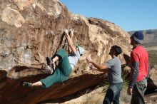 Bouldering in Hueco Tanks on 02/22/2019 with Blue Lizard Climbing and Yoga

Filename: SRM_20190222_1042130.jpg
Aperture: f/4.0
Shutter Speed: 1/800
Body: Canon EOS-1D Mark II
Lens: Canon EF 50mm f/1.8 II