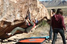 Bouldering in Hueco Tanks on 02/22/2019 with Blue Lizard Climbing and Yoga

Filename: SRM_20190222_1043050.jpg
Aperture: f/4.0
Shutter Speed: 1/640
Body: Canon EOS-1D Mark II
Lens: Canon EF 50mm f/1.8 II