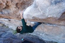 Bouldering in Hueco Tanks on 02/22/2019 with Blue Lizard Climbing and Yoga

Filename: SRM_20190222_1102500.jpg
Aperture: f/4.0
Shutter Speed: 1/250
Body: Canon EOS-1D Mark II
Lens: Canon EF 16-35mm f/2.8 L