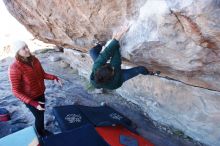 Bouldering in Hueco Tanks on 02/22/2019 with Blue Lizard Climbing and Yoga

Filename: SRM_20190222_1103080.jpg
Aperture: f/4.0
Shutter Speed: 1/250
Body: Canon EOS-1D Mark II
Lens: Canon EF 16-35mm f/2.8 L