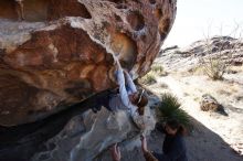 Bouldering in Hueco Tanks on 02/22/2019 with Blue Lizard Climbing and Yoga

Filename: SRM_20190222_1110580.jpg
Aperture: f/8.0
Shutter Speed: 1/250
Body: Canon EOS-1D Mark II
Lens: Canon EF 16-35mm f/2.8 L