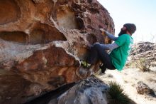 Bouldering in Hueco Tanks on 02/22/2019 with Blue Lizard Climbing and Yoga

Filename: SRM_20190222_1115540.jpg
Aperture: f/9.0
Shutter Speed: 1/320
Body: Canon EOS-1D Mark II
Lens: Canon EF 16-35mm f/2.8 L