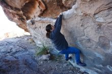 Bouldering in Hueco Tanks on 02/22/2019 with Blue Lizard Climbing and Yoga

Filename: SRM_20190222_1117450.jpg
Aperture: f/5.0
Shutter Speed: 1/320
Body: Canon EOS-1D Mark II
Lens: Canon EF 16-35mm f/2.8 L