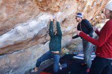 Bouldering in Hueco Tanks on 02/22/2019 with Blue Lizard Climbing and Yoga

Filename: SRM_20190222_1119360.jpg
Aperture: f/5.6
Shutter Speed: 1/250
Body: Canon EOS-1D Mark II
Lens: Canon EF 16-35mm f/2.8 L