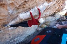 Bouldering in Hueco Tanks on 02/22/2019 with Blue Lizard Climbing and Yoga

Filename: SRM_20190222_1120340.jpg
Aperture: f/5.6
Shutter Speed: 1/250
Body: Canon EOS-1D Mark II
Lens: Canon EF 16-35mm f/2.8 L