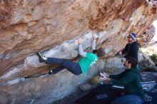 Bouldering in Hueco Tanks on 02/22/2019 with Blue Lizard Climbing and Yoga

Filename: SRM_20190222_1123380.jpg
Aperture: f/7.1
Shutter Speed: 1/250
Body: Canon EOS-1D Mark II
Lens: Canon EF 16-35mm f/2.8 L