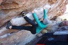 Bouldering in Hueco Tanks on 02/22/2019 with Blue Lizard Climbing and Yoga

Filename: SRM_20190222_1138320.jpg
Aperture: f/5.6
Shutter Speed: 1/250
Body: Canon EOS-1D Mark II
Lens: Canon EF 16-35mm f/2.8 L