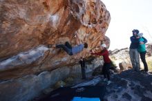 Bouldering in Hueco Tanks on 02/22/2019 with Blue Lizard Climbing and Yoga

Filename: SRM_20190222_1140440.jpg
Aperture: f/10.0
Shutter Speed: 1/250
Body: Canon EOS-1D Mark II
Lens: Canon EF 16-35mm f/2.8 L