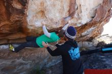 Bouldering in Hueco Tanks on 02/22/2019 with Blue Lizard Climbing and Yoga

Filename: SRM_20190222_1220240.jpg
Aperture: f/7.1
Shutter Speed: 1/250
Body: Canon EOS-1D Mark II
Lens: Canon EF 16-35mm f/2.8 L