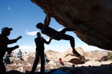 Bouldering in Hueco Tanks on 02/22/2019 with Blue Lizard Climbing and Yoga

Filename: SRM_20190222_1229250.jpg
Aperture: f/14.0
Shutter Speed: 1/250
Body: Canon EOS-1D Mark II
Lens: Canon EF 16-35mm f/2.8 L
