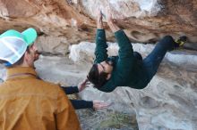 Bouldering in Hueco Tanks on 02/22/2019 with Blue Lizard Climbing and Yoga

Filename: SRM_20190222_1258520.jpg
Aperture: f/3.5
Shutter Speed: 1/250
Body: Canon EOS-1D Mark II
Lens: Canon EF 50mm f/1.8 II