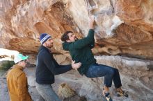 Bouldering in Hueco Tanks on 02/22/2019 with Blue Lizard Climbing and Yoga

Filename: SRM_20190222_1259040.jpg
Aperture: f/4.5
Shutter Speed: 1/250
Body: Canon EOS-1D Mark II
Lens: Canon EF 50mm f/1.8 II