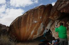 Bouldering in Hueco Tanks on 02/22/2019 with Blue Lizard Climbing and Yoga

Filename: SRM_20190222_1348160.jpg
Aperture: f/7.1
Shutter Speed: 1/250
Body: Canon EOS-1D Mark II
Lens: Canon EF 16-35mm f/2.8 L