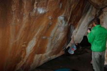 Bouldering in Hueco Tanks on 02/22/2019 with Blue Lizard Climbing and Yoga

Filename: SRM_20190222_1348560.jpg
Aperture: f/7.1
Shutter Speed: 1/250
Body: Canon EOS-1D Mark II
Lens: Canon EF 16-35mm f/2.8 L