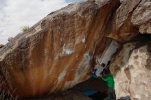 Bouldering in Hueco Tanks on 02/22/2019 with Blue Lizard Climbing and Yoga

Filename: SRM_20190222_1354570.jpg
Aperture: f/7.1
Shutter Speed: 1/250
Body: Canon EOS-1D Mark II
Lens: Canon EF 16-35mm f/2.8 L