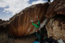 Bouldering in Hueco Tanks on 02/22/2019 with Blue Lizard Climbing and Yoga

Filename: SRM_20190222_1406080.jpg
Aperture: f/7.1
Shutter Speed: 1/320
Body: Canon EOS-1D Mark II
Lens: Canon EF 16-35mm f/2.8 L