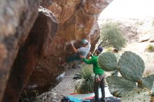 Bouldering in Hueco Tanks on 02/22/2019 with Blue Lizard Climbing and Yoga

Filename: SRM_20190222_1508330.jpg
Aperture: f/5.0
Shutter Speed: 1/250
Body: Canon EOS-1D Mark II
Lens: Canon EF 16-35mm f/2.8 L