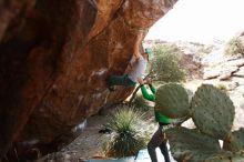 Bouldering in Hueco Tanks on 02/22/2019 with Blue Lizard Climbing and Yoga

Filename: SRM_20190222_1508480.jpg
Aperture: f/6.3
Shutter Speed: 1/250
Body: Canon EOS-1D Mark II
Lens: Canon EF 16-35mm f/2.8 L